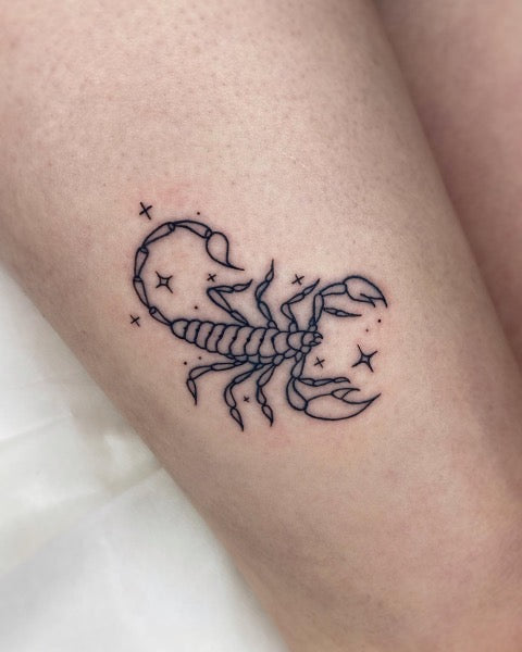 Small Scorpion Tattoos