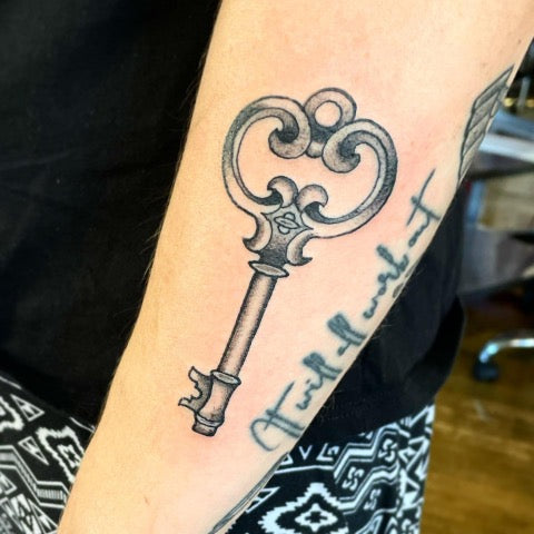 Small Skeleton Key Tattoos