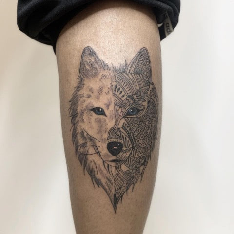 Small Wolf Tattoos