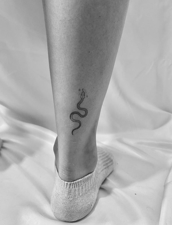 Snake Ankle Tattoo
