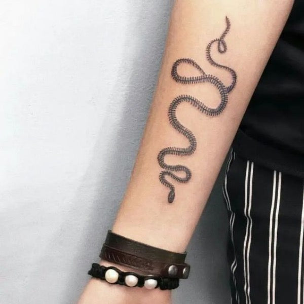 Snake Skeleton Tattoo
