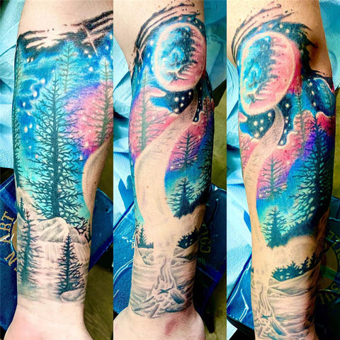 Space Sleeve Tattoo