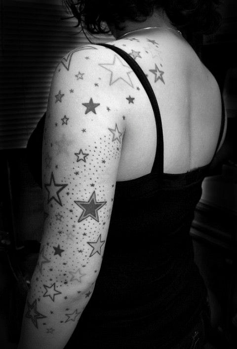 Star Sleeve Tattoo