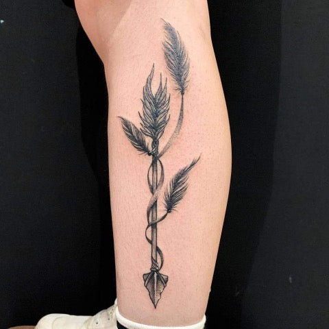 The Arrow and Feather Tattoo