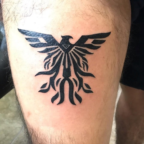 Tribal Eagle Tattoo