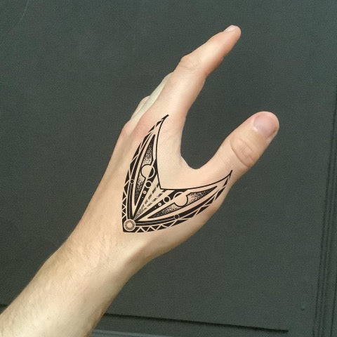 Tribal Hand Tattoo