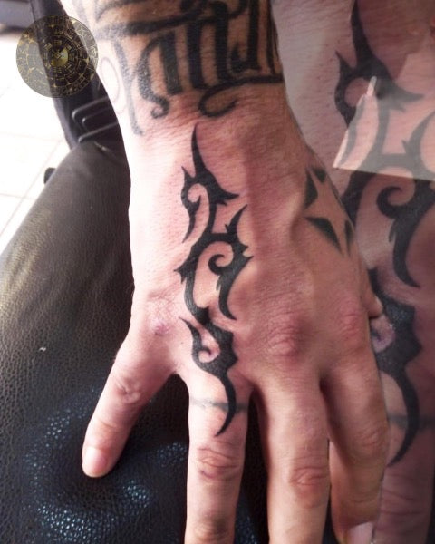 Tribal Hand Tattoo