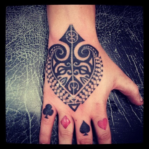 Tribal Hand Tattoos