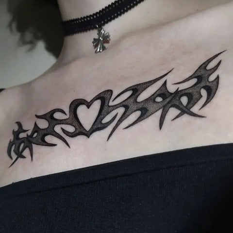 Tribal Heart Tattoo