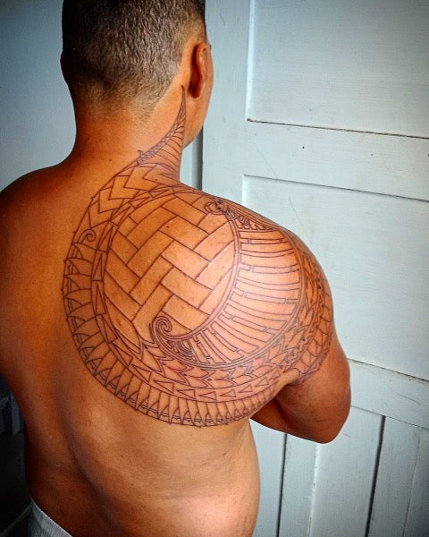 Tribal Shoulder Tattoo