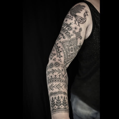 Tribal Sleeve Tattoo