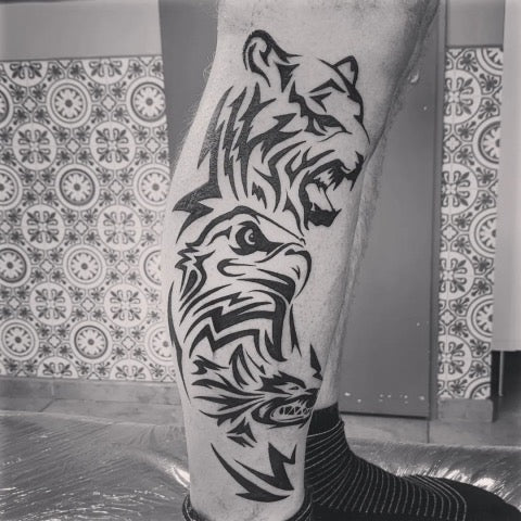 Tribal Tiger Tattoo