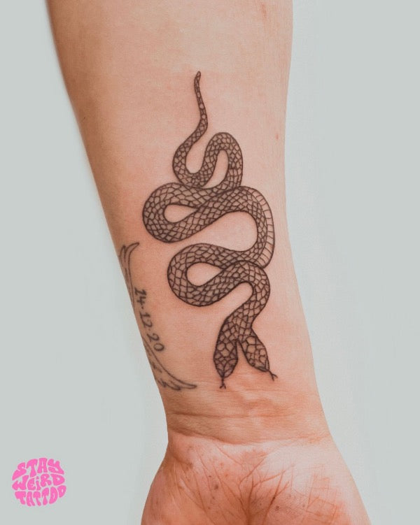 Ramón on Twitter Bk gt Twoheaded snake tattoo ink art  httpstcoW3bbd3A0gh  Twitter
