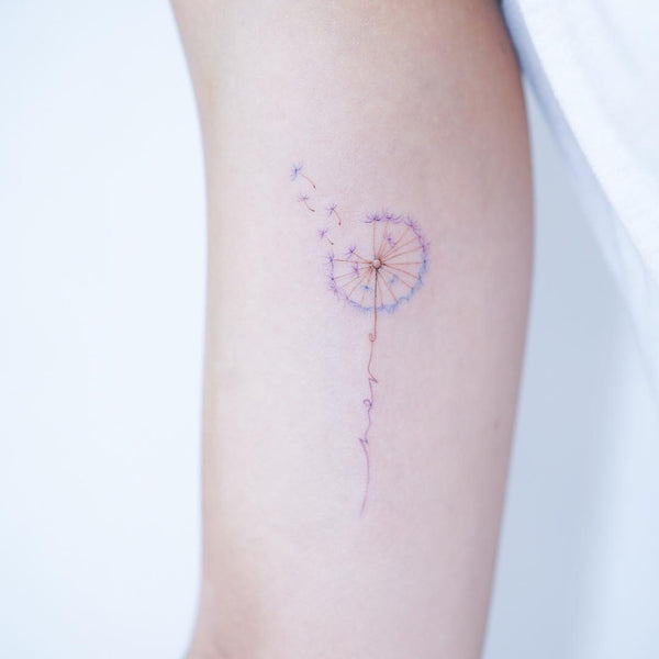 47 Small Dandelion Tattoo Ideas for Minimalists  Tattoo Glee