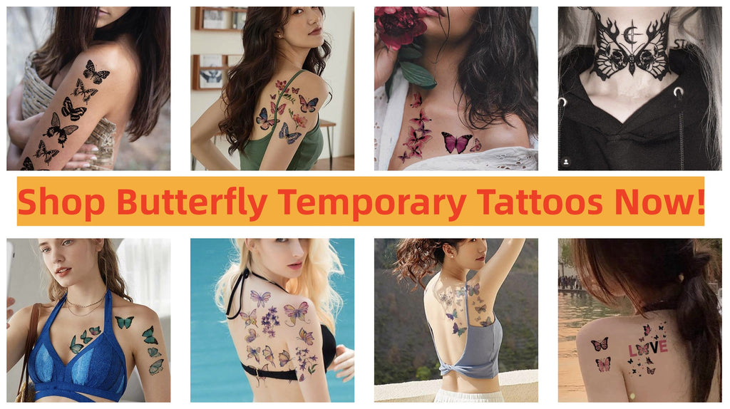 Butterfly Temporary Tattoos