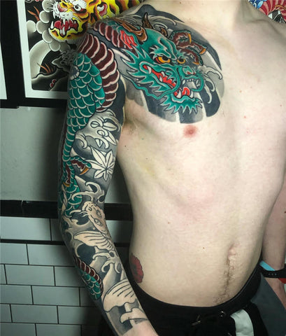 Dragon Sleeve Tattoo