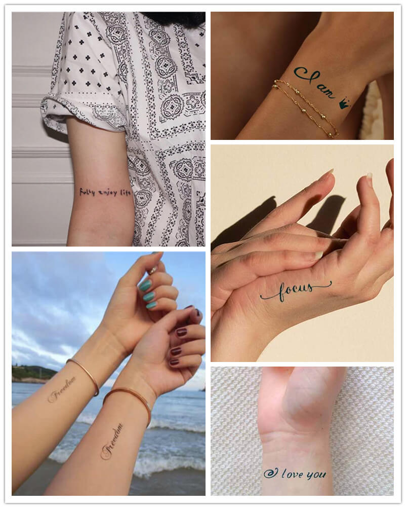 letter tattoos