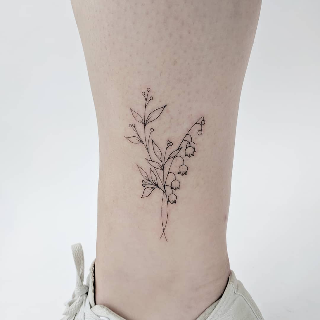 45+ Lily of the Valley Tattoo Meanings Designs and Ideas neartattoos