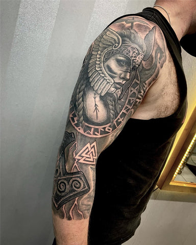 Viking Sleeve Tattoo