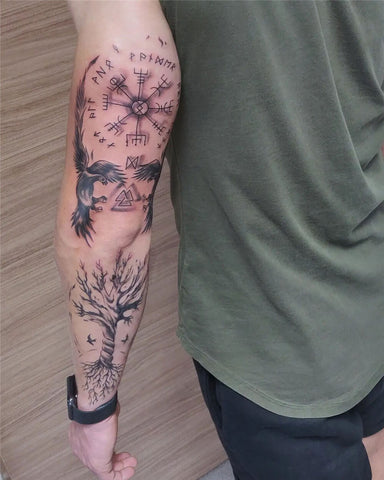 Pitbull Tattoo Phuket  Forearm sleeve tattoo Style Black  Grey  Chicano Artist Nhoom httpswwwpitbulltattoothailandcomtattoo knowledgeblackandgreytattoos  Facebook