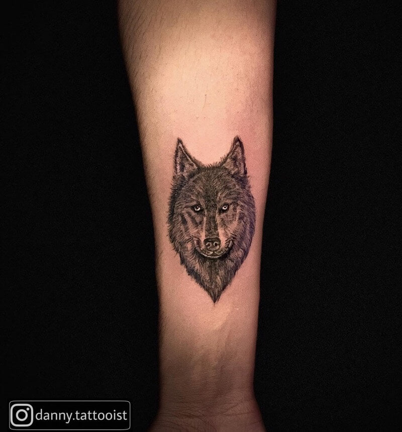 Wolf Head Tattoo