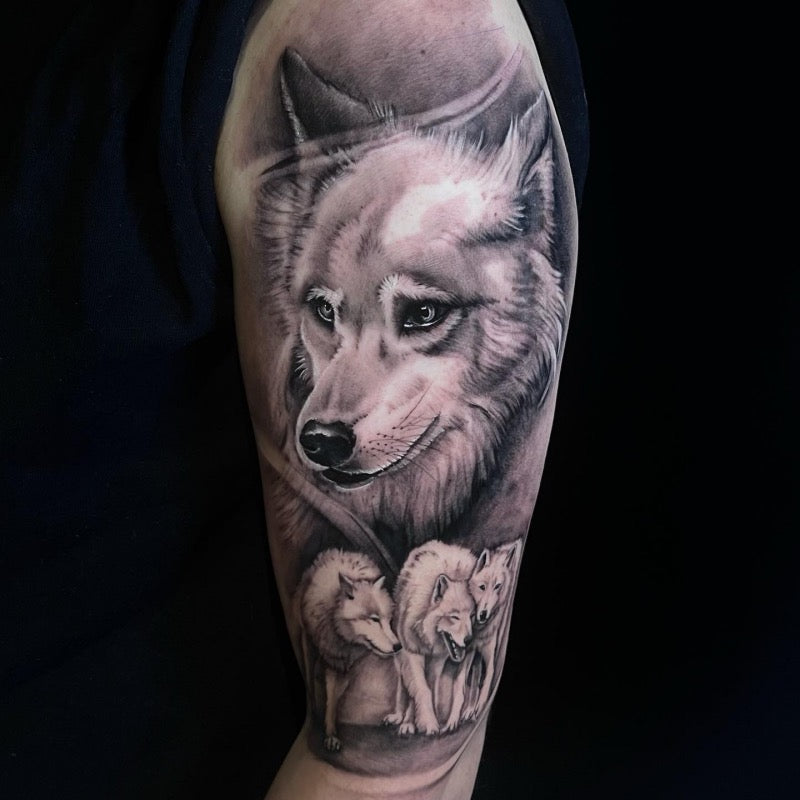Wolf Pack Tattoo