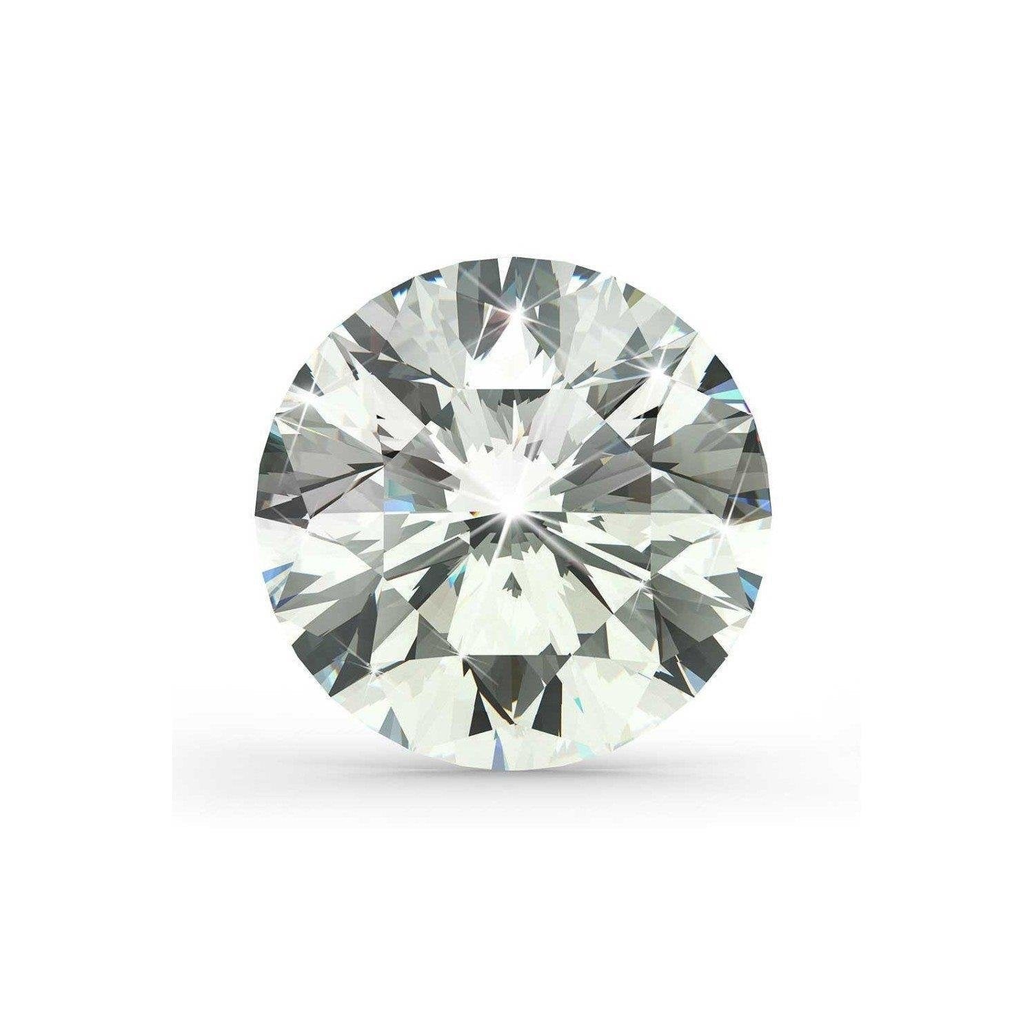 Round Cut Natural G VS1 Loose Diamond Sparkling 2.05 Carats