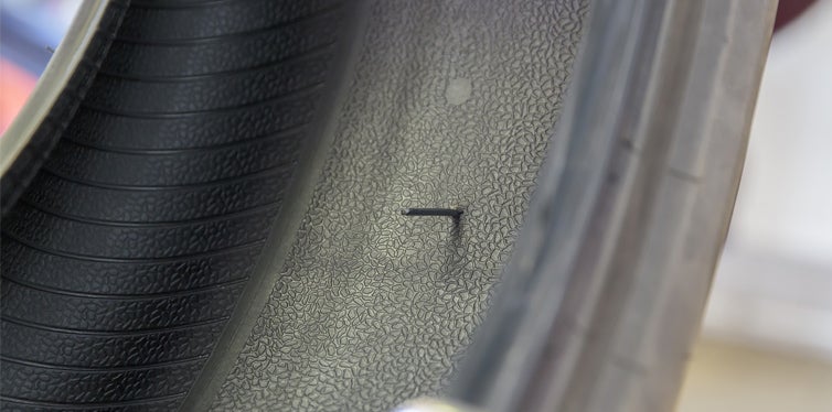 Tire repair nail