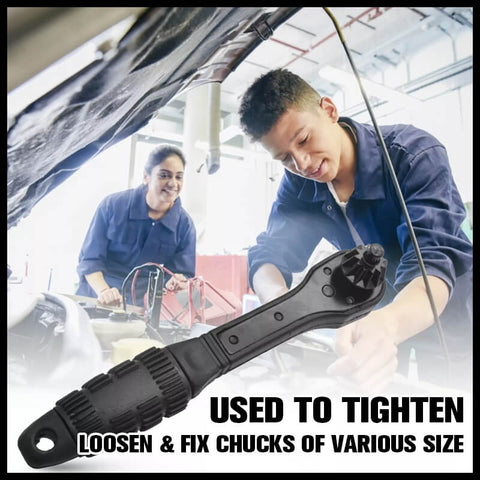 bench dog router plane 2 in 1 Drill Chuck Ratchet Spanner Universal Wrench Hand Drill Key Chuck Drill Electric Ratchet Wrench Spanner Hand Tool block plane home depot