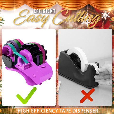 Multiple Roll Tape Dispenser Sublimation Cut Heat Resistant Thermal Tape Cutter for Transfer Tape Pen Holder Press Desk Dispense