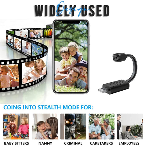 Mini WiFi Camera USB 1080P HD With Motion Detection Alarm For Home Security vintage camcorder