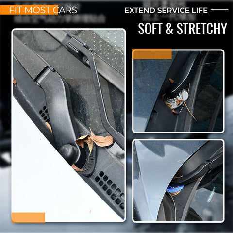 best windshield wipers 2pcs Universal Car Wiper Hole Protector Cover Windshield Wiper Sleeve Wiper Hole Dustproof Pad Prevent Leaf Decal Accessories bosch wiper blades