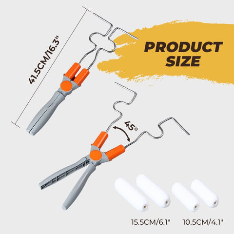 1pc Paint Rollers for Wall Speeding Roller Brush 4Pcs Replacement Rollers Brush Tool Multifunctional for Home Room Wall Ceilings polyurethane brush