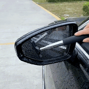Rückspiegel Wischer Versenkbare Tragbare Gummi Rakel Reinigung Werkzeuge  Auto Rückspiegel Regen Entferner für Fahrzeug - AliExpress