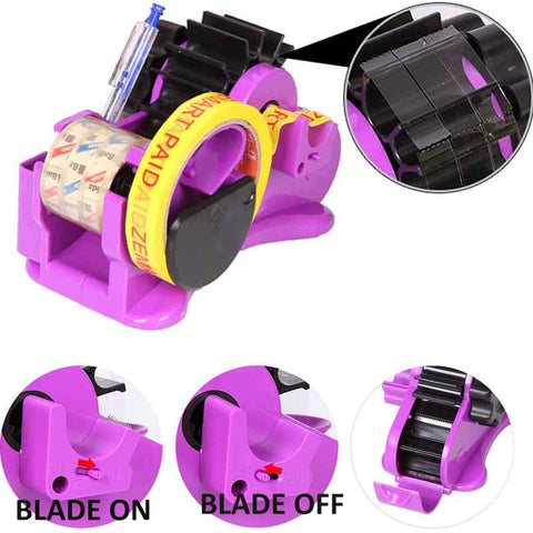 Multiple Roll Tape Dispenser Sublimation Cut Heat Resistant Thermal Tape Cutter for Transfer Tape Pen Holder Press Desk Dispense