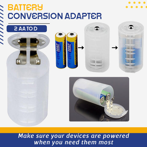 Adaptateur AAA Vers AA - 10 Pièces - Convertisseur De Pile AAA En Format AA, Compact Et Pratique - 2