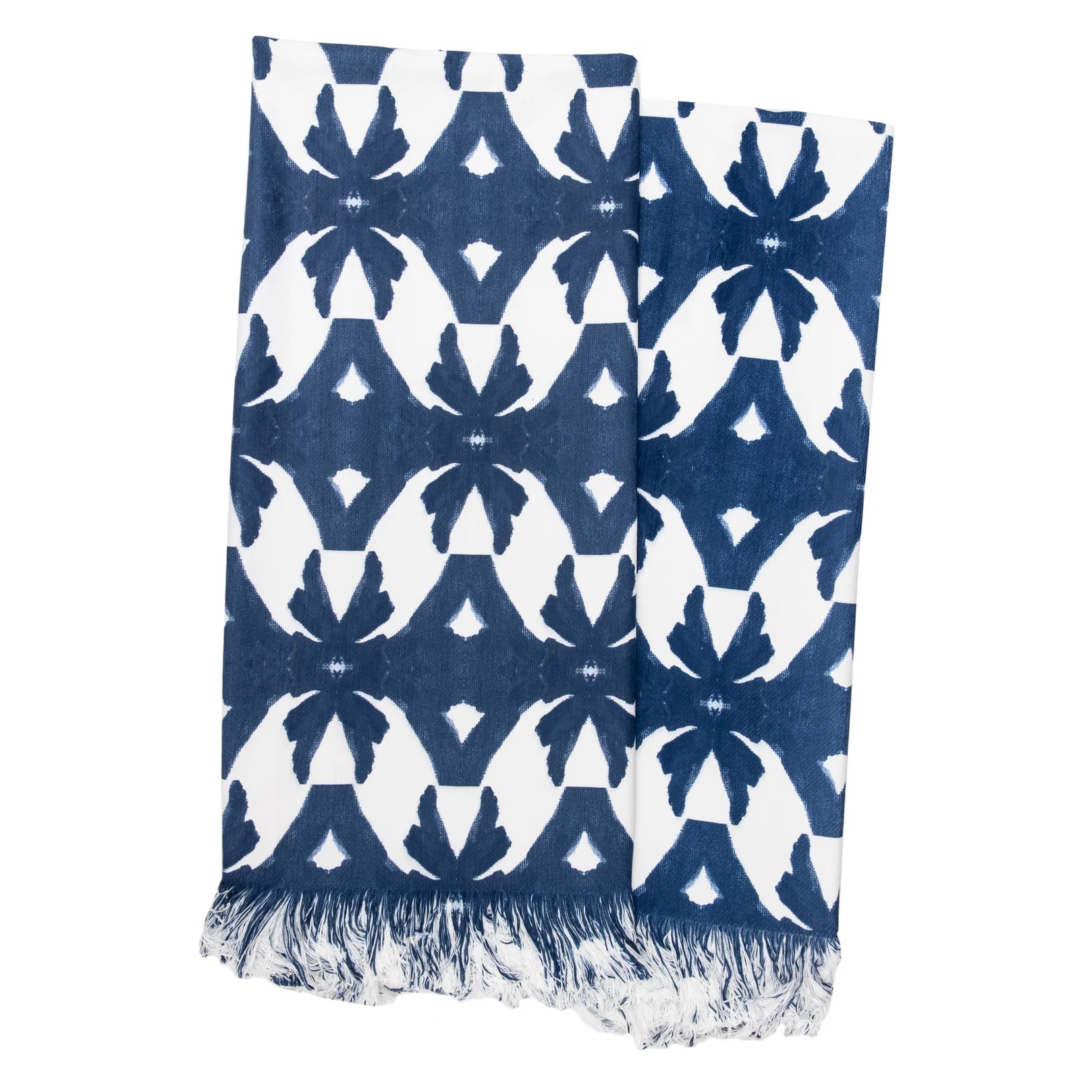 Laura Park Palm Navy Throw Blanket