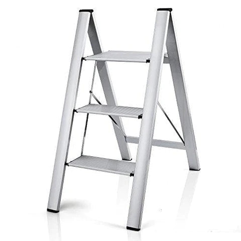 Preparation before use of the aluminum alloy ladders, including folding step stool ladders ( 2 step-ladder, 3 step ladder and 4 step ladder)