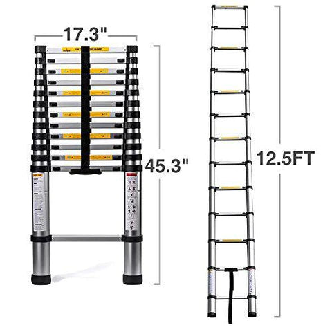 How to operate the stretch style ladder(or an extension ladder)