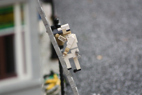 How to climb a ladder safely during work?