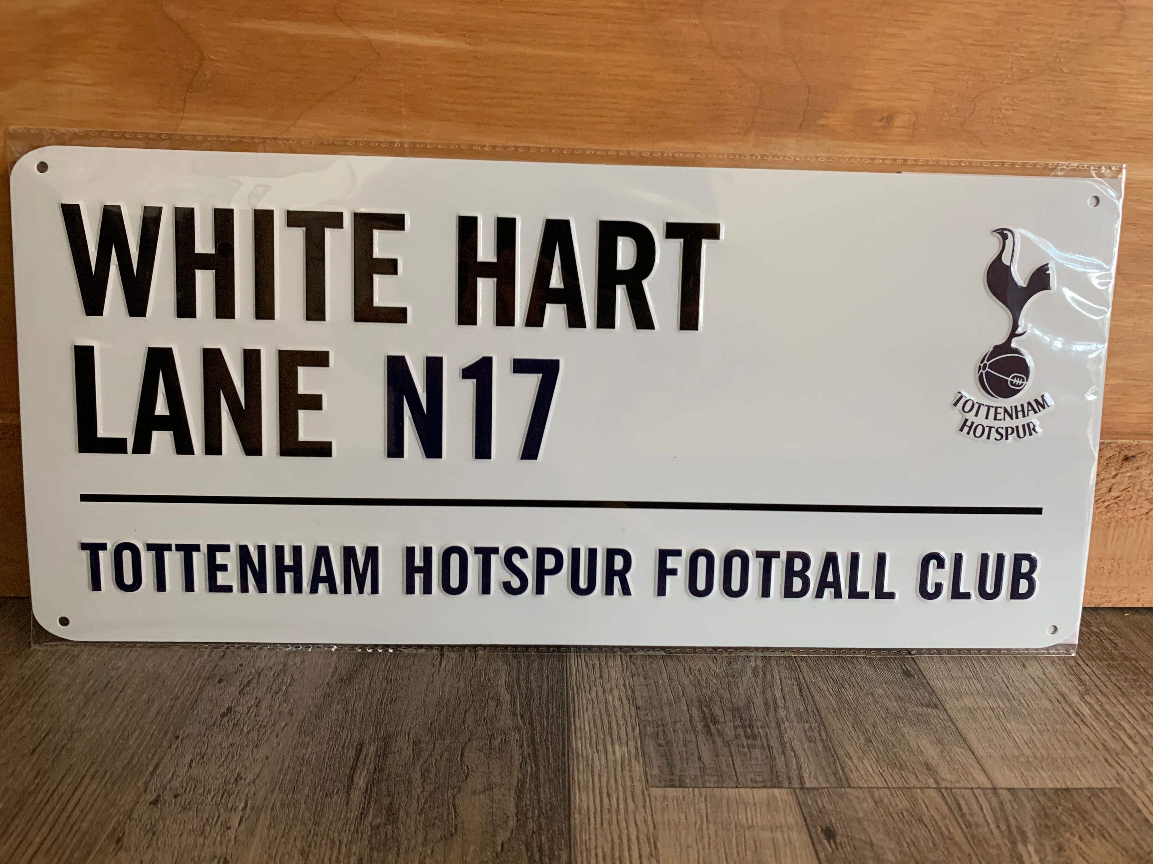 Tottenham Street Sign (White)