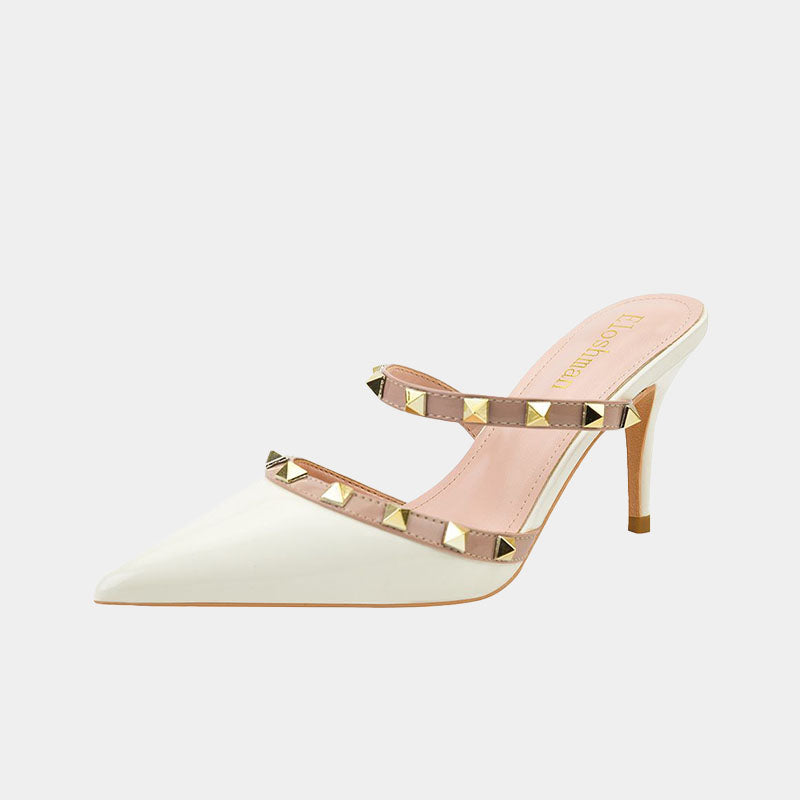 Begonia Ankle Strap Rivets Sandals