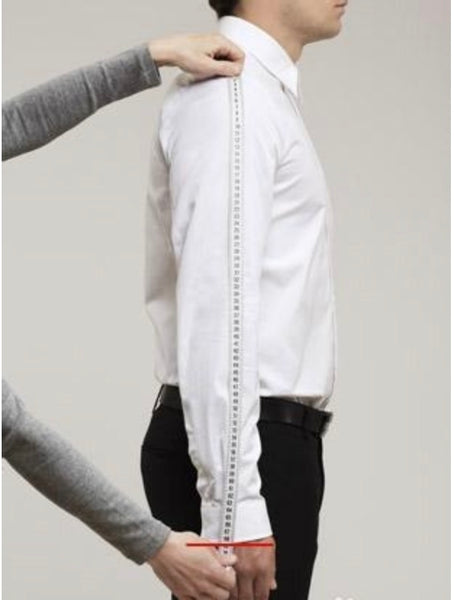 how to measure mens dress shirt