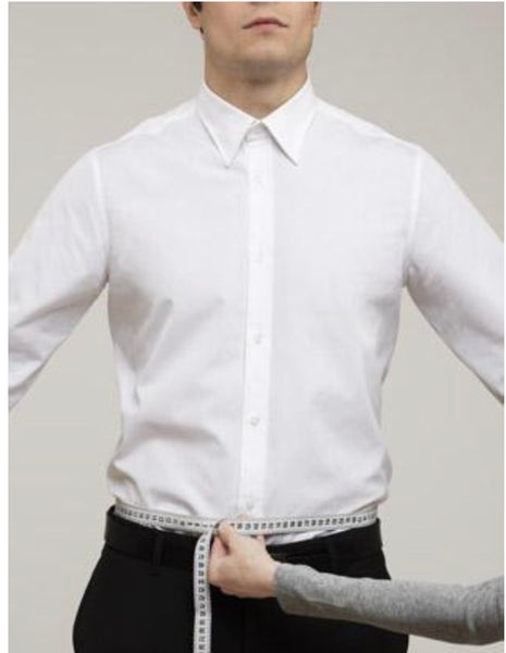 how to measure for a mens dress shirt