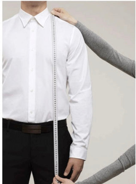 how to measure for men's dress shirt