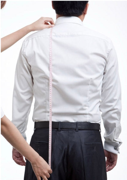 how to measure for mens dress shirt