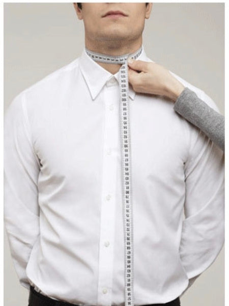 how to measure for men's dress shirt