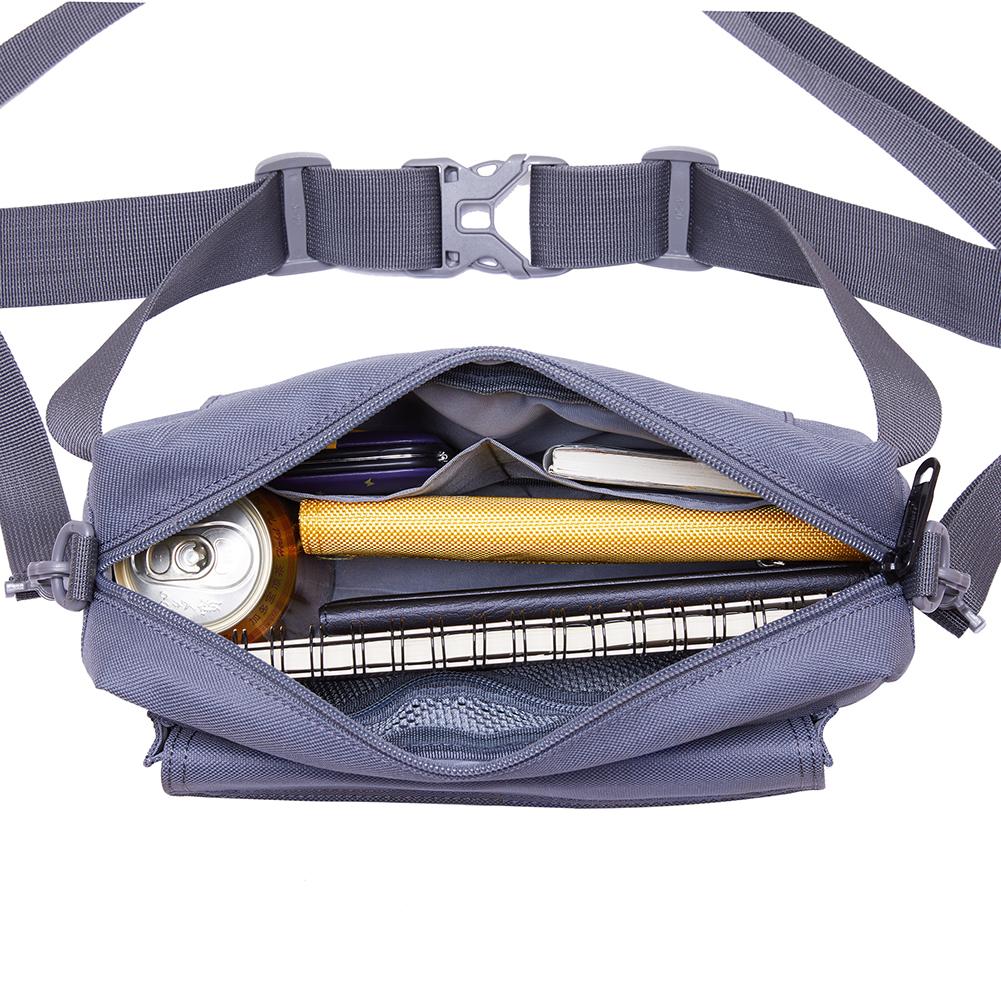 Mens Chest Crossbody Bag Cell Phone Exercise  Waist Bag  Adjustable Belt Bag