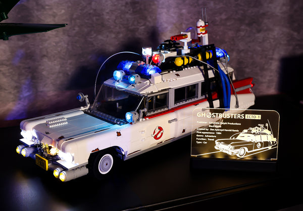 LEGO Acrylic Nameplate for Ghostbusters™ ECTO-1