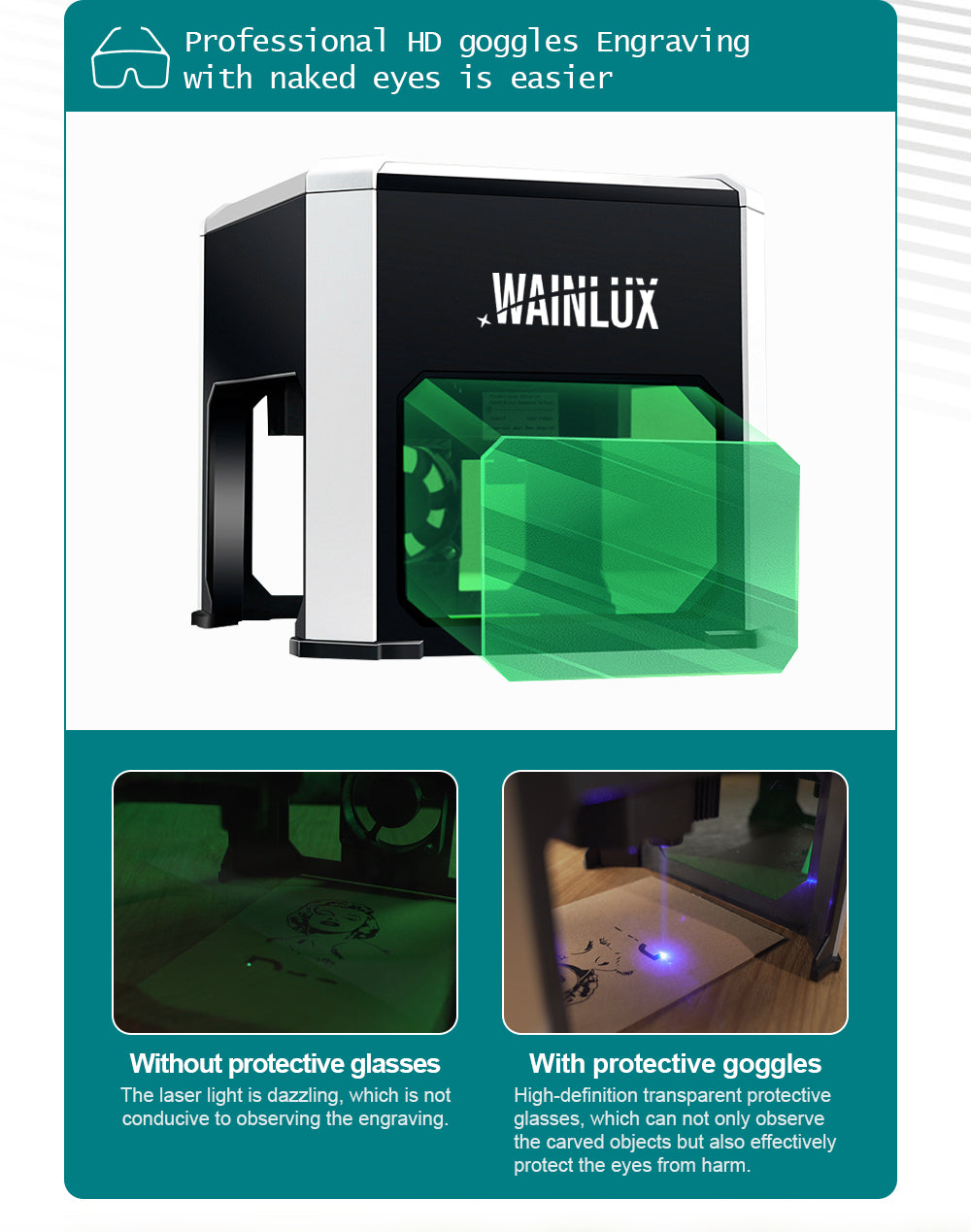 WAINLUX K6 Mini Laser Engraving Machine – Wainlux